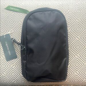 Vera Bradley Black Loman Sling backpack Bag NWT